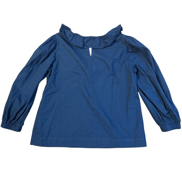 Sea New York Blue Peasant Shirt Size 2 - Picture 3 of 3